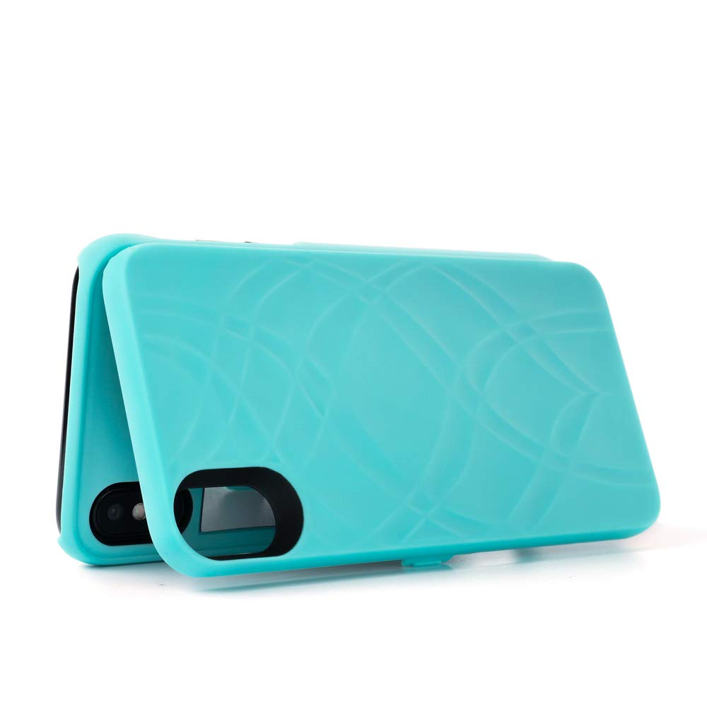 Luxury Wallet Case for iPhone Xs Max (2018) - Shockproof Card Holder with Mirror & Kickstand | Women's Fashion Phone Cover for 6.5