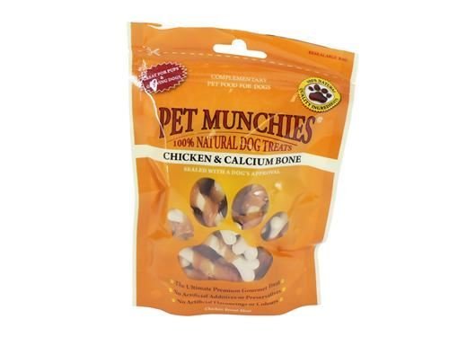 Premium Chicken & Calcium Bone Dog Treats 100g (3 Pack) - Natural Chews for Dental Health, Puppy Training & Senior Dogs - Perfect for Reward Snacks, Teething Relief & Daily Nutrition