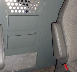 2-Slot File and Binder Organizer for Van Safety Partition - Perfect for Truck Drivers, Delivery Vehicles & Work Van Organization