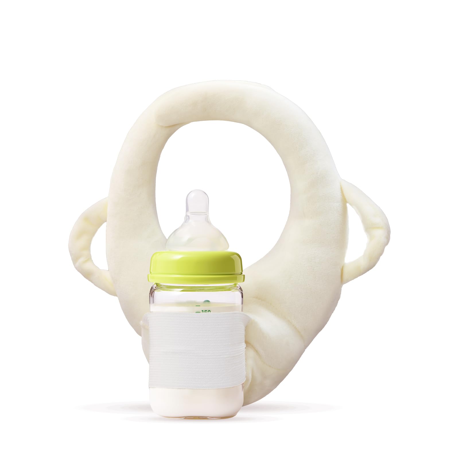 **Adjustable Baby Bottle Holder & Nursing Pillow Support - Hands-Free Self-Feeding Bottle Holder for Newborns & Infants - Essential Baby Feeding Accessory for Crib, Stroller & Travel**