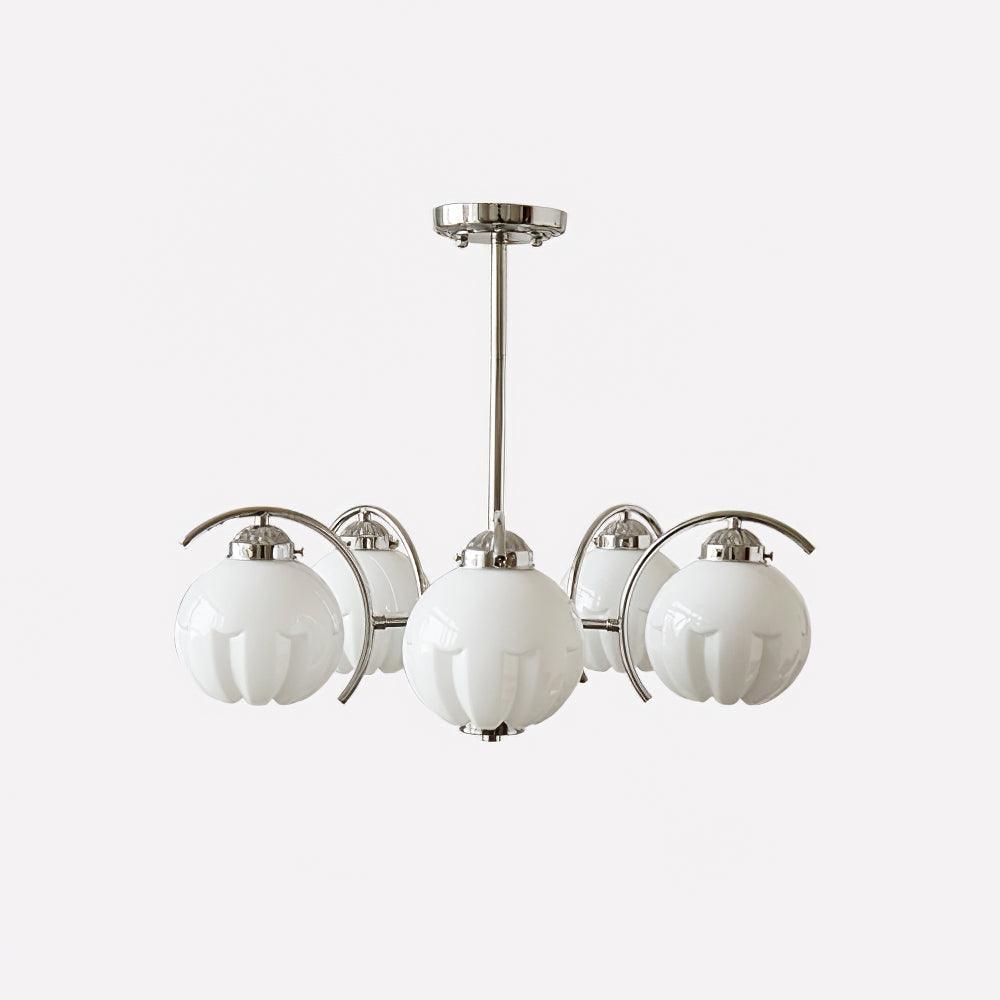 Litchford Crystal Chandelier - Elegant Modern Ceiling Light Fixture for Dining Room, Living Room & Bedroom | Perfect for Home Decor & Wedding Venue Lighting