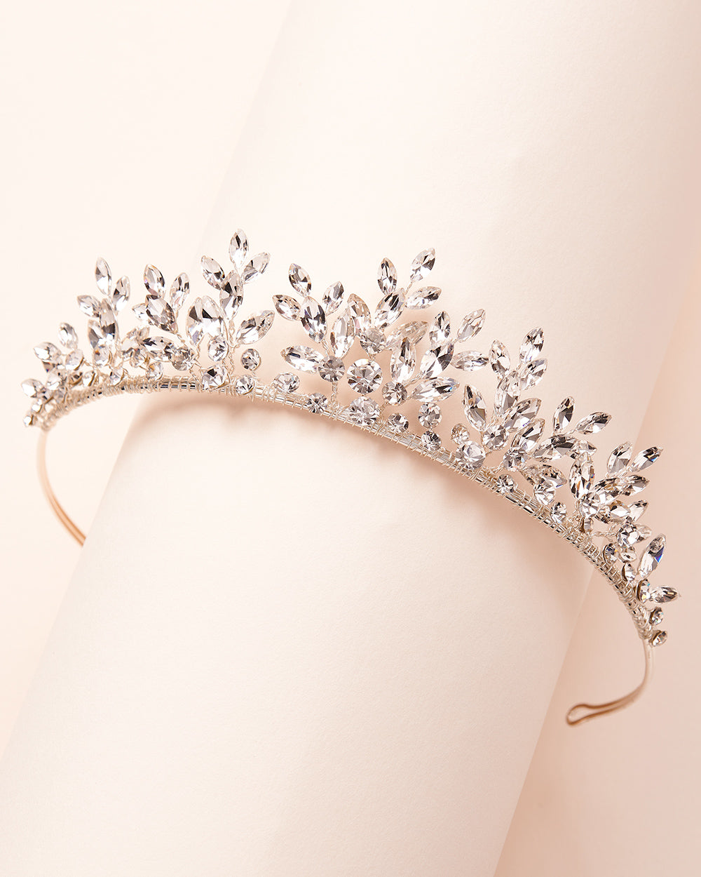 Isabelle Crystal Tiara for Women - Elegant Rhinestone Bridal Headpiece for Weddings, Prom, Pageants & Special Events