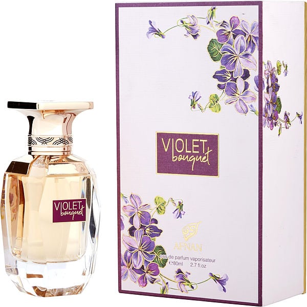 Afnan Violet Bouquet Eau de Parfum for Women - 80ML Floral Fragrance Spray | Romantic Date Night & Special Occasion Perfume