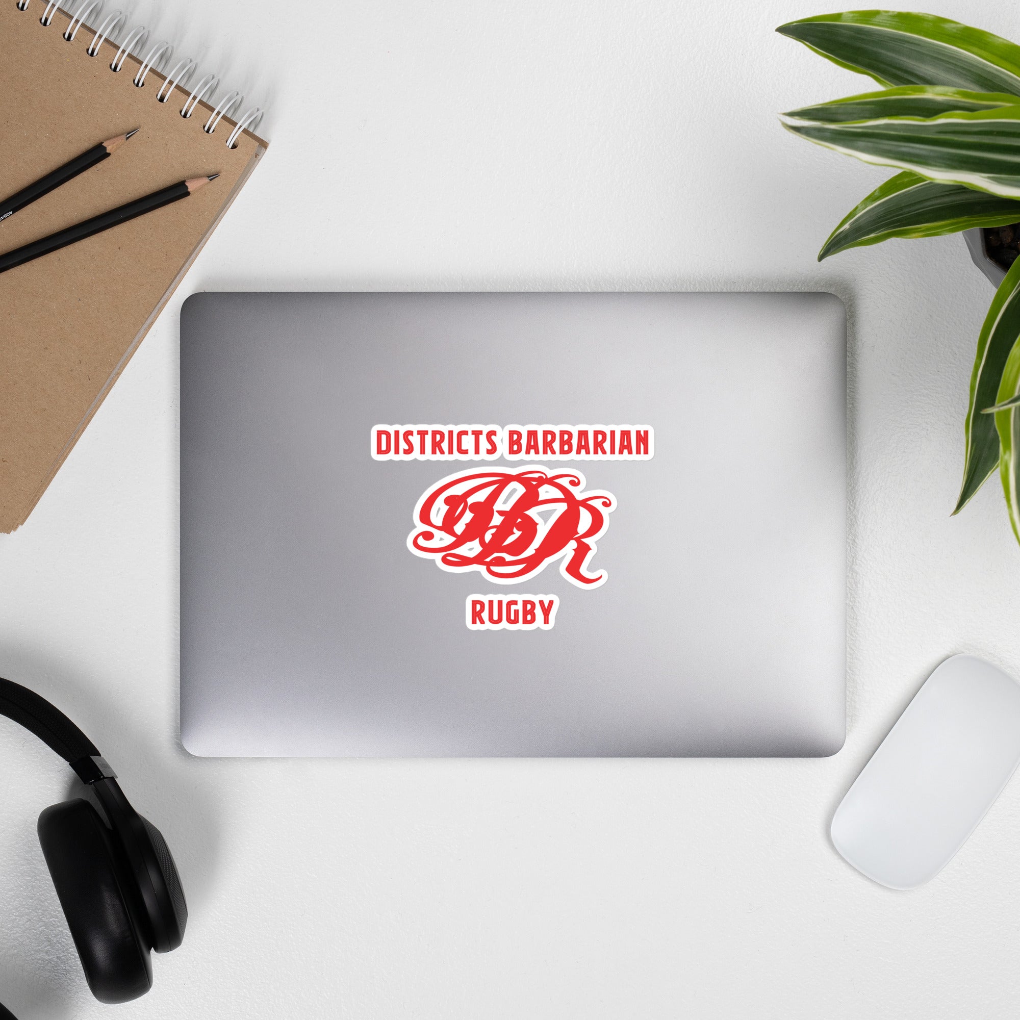 Districts Barbarian RFC Stickers - Premium Vinyl Decals for Laptops, Cars & DIY Projects | Waterproof & Durable for Outdoor & Indoor Use