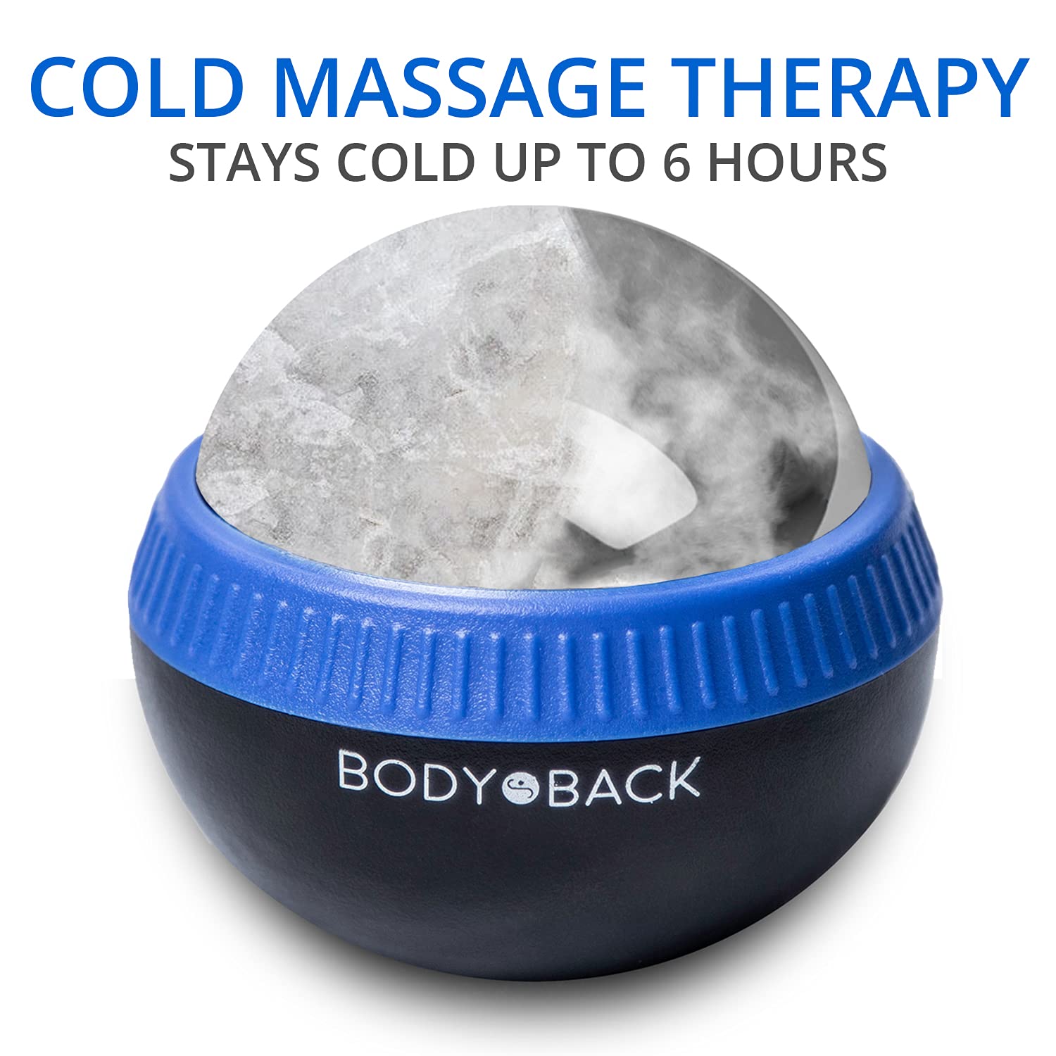 Cryosphere Therapy Massage Roller Ball - Ice Roller for Plantar Fasciitis Relief, Cold Therapy Ball with Removable Ice Roller for Face & Body, Perfect for Muscle Recovery, Sports Massage & Skincare Routine