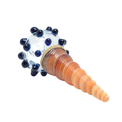 Handmade Seashell Bong Bowls - Natural & Unique Smoking Pipes for Herbal Use - Perfect for Beach Parties, Gifts & Collectors