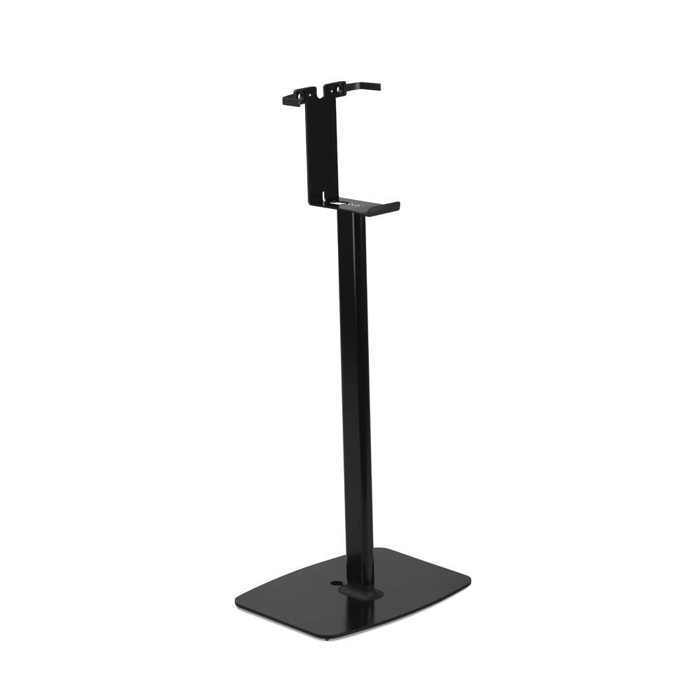 Flexson Floor Stand for Sonos Play:5 Speaker - Adjustable Height, Sturdy Black Metal Base - Perfect for Living Room, Bedroom or Home Theater Setup