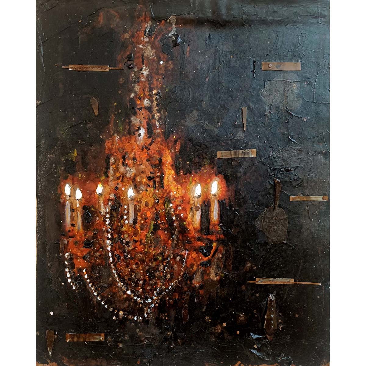 Capriccio I Mixed Media on Canvas - Abstract Wall Art for Living Room, Bedroom & Office Decor