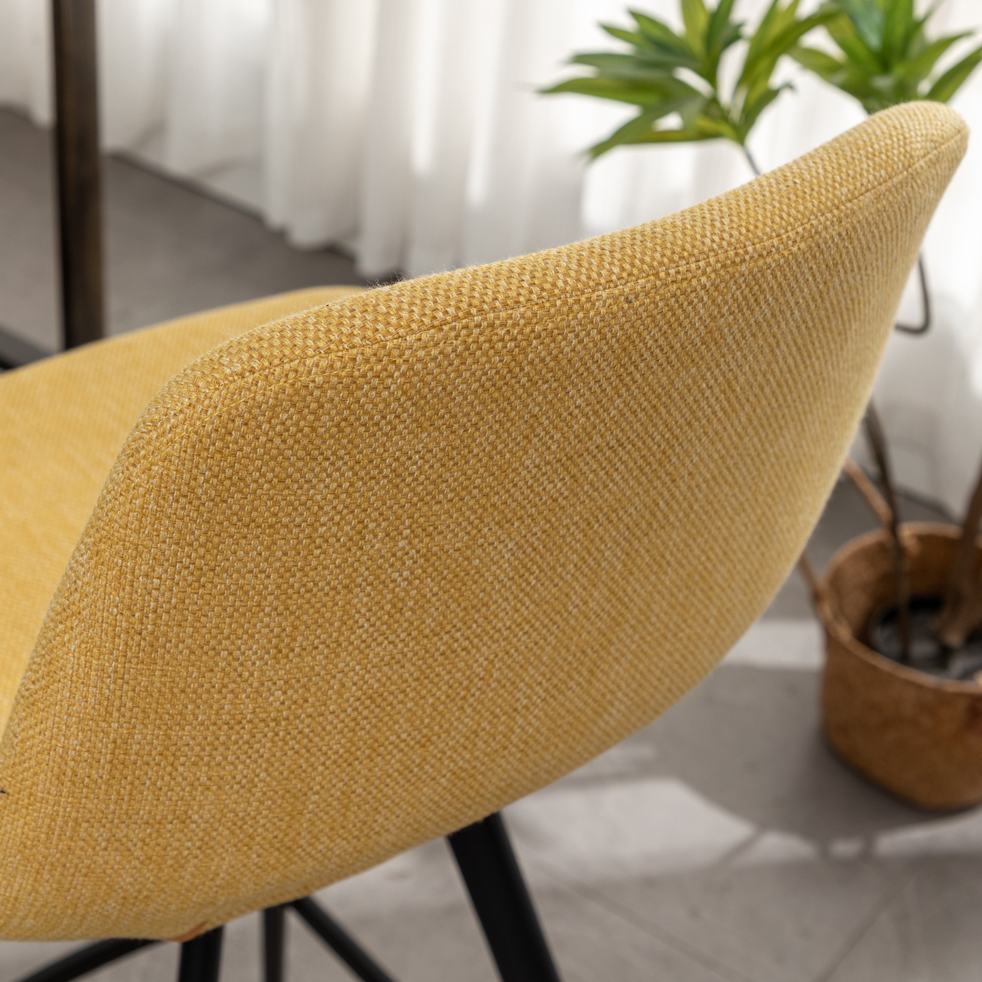 Roundhill Furniture Porth Fabric Kitchen Barstools 28.25