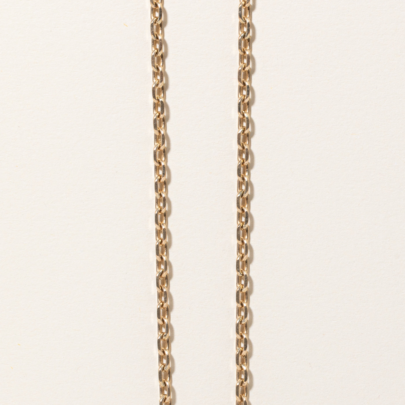 10K Yellow Gold Oval Cable Link Chain Necklace - 21 Inches | Elegant Jewelry for Women, Perfect for Everyday Wear, Parties & Special Occasions