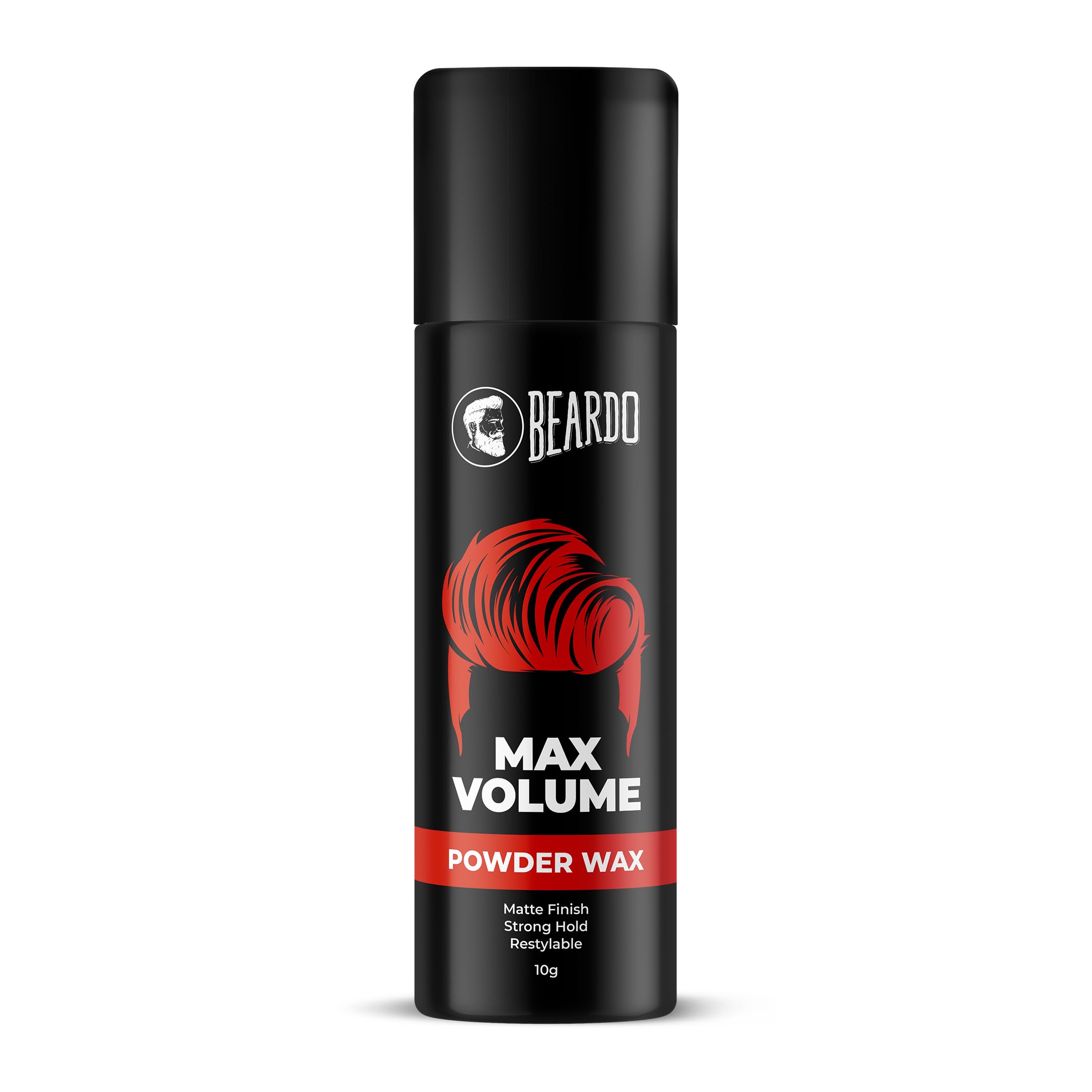 Beardo Max Volume Powder Wax for Men – 10gm Matte Finish Hair Styling Wax with Strong Hold | Restylable Volumizing Powder for Instant Lift & Lightweight Texture | Perfect for Daily Styling, Special Occasions & Thin Hair