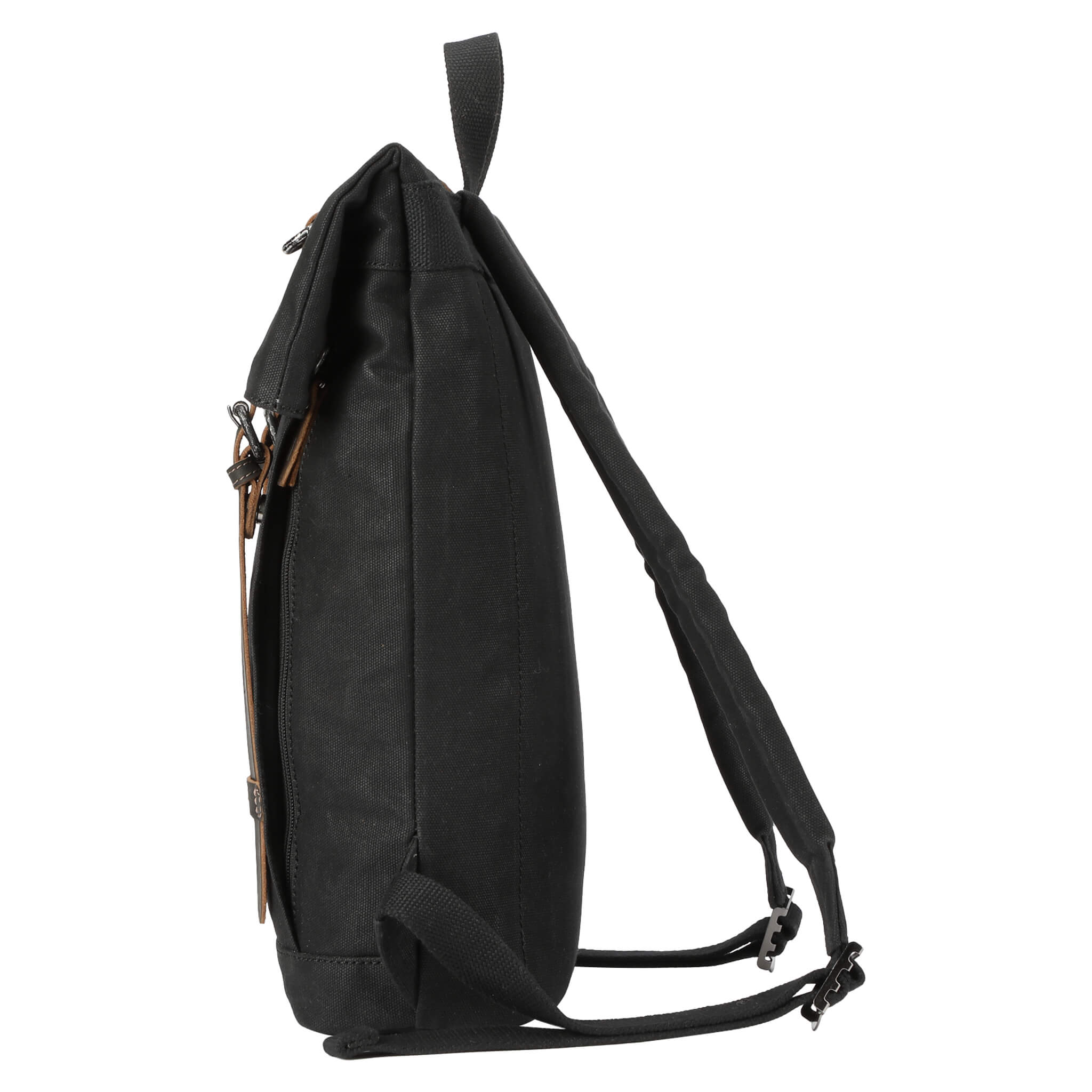 Troop London Heritage Small Canvas Backpack - Vintage Style Lightweight Daypack for Men & Women - Perfect for Travel, Hiking, School and Everyday Use