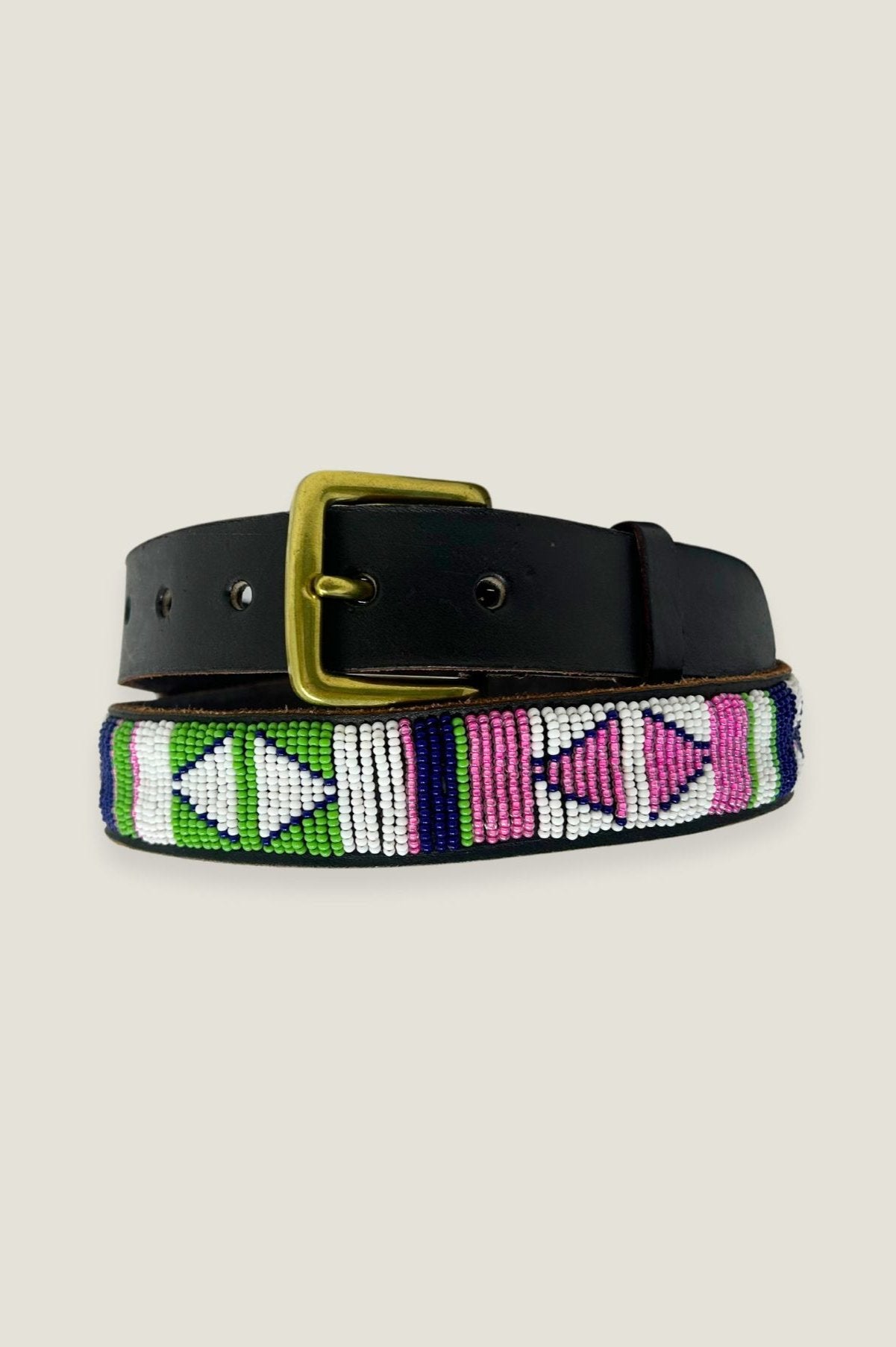 Unisex Kilifi Belt for Men & Women - Adjustable Waistband, Stylish Pink & Green Color - Perfect for Casual Wear, Outdoor Activities & Fashion Accessories