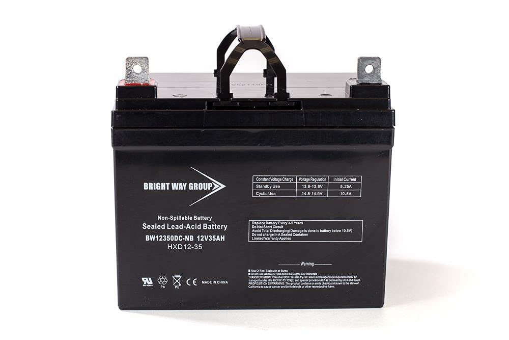 Bright Way 12V 35Ah Replacement Battery for Ortho-Kinetics Colt NB Wheelchair - Long-Lasting Power Solution for Mobility Scooters and Electric Wheelchairs - Perfect for Home, Hospital, and Outdoor Use