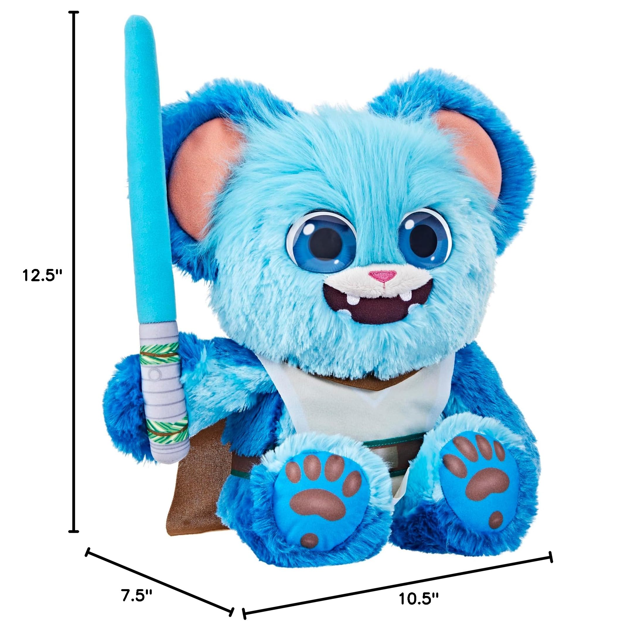 Star Wars Young Jedi Adventures Fuzzy Force Nubs Plush Toy - Soft Cuddly Preschool Toy for 3 Year Old Boys & Girls - Perfect for Playtime, Bedtime & Jedi Training Adventures