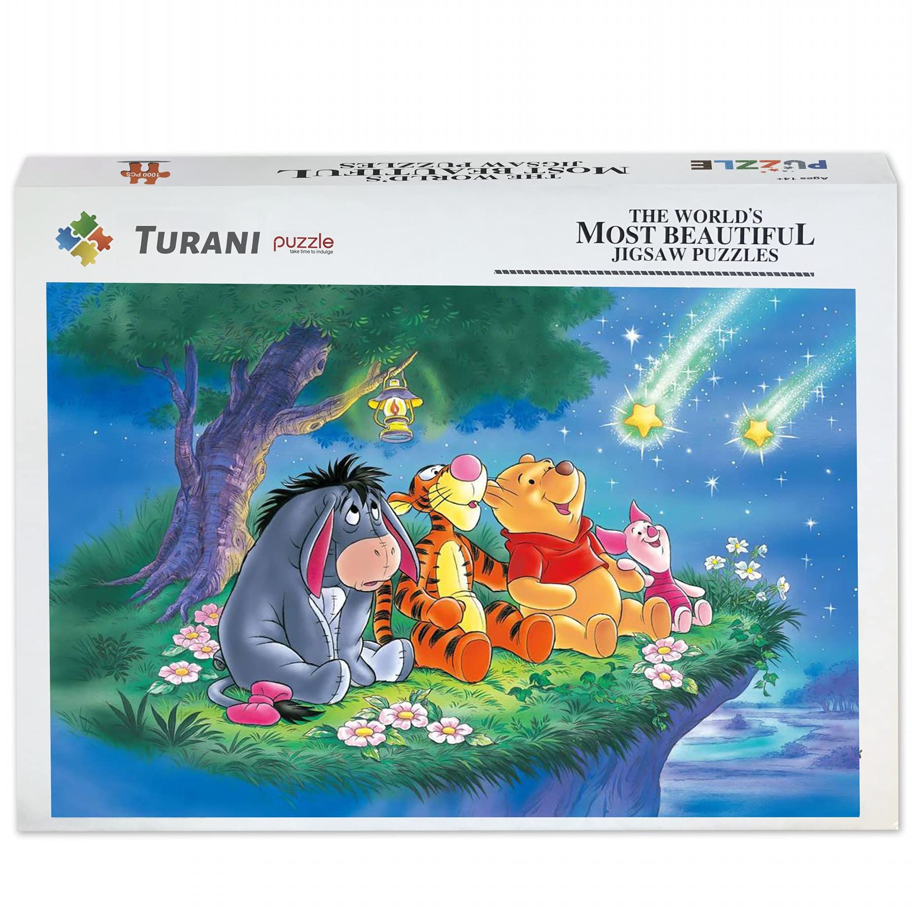 Turani 1000 Piece Wooden Jigsaw Puzzle for Adults - Challenging Brain Teaser & Stress Relief Activity - Perfect for Family Game Night, Home Decor, and Gift Giving