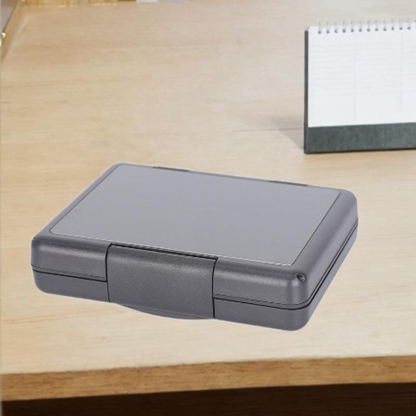 Dickly Multi-Slot Memory Card Holder - Portable Dustproof Protective Case for SD, Micro SD, CF Cards - Perfect for Photographers, Travel & Data Storage Organization, Gray
