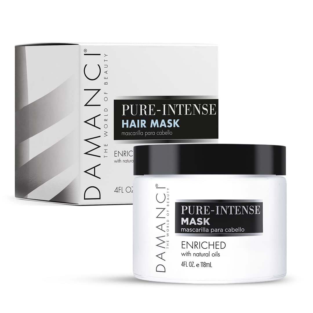 Pure Intense Keratin Hair Mask for Damaged & Dry Hair - Deep Conditioning Treatment for Hair Growth & Repair - 4oz Hair Care Mask (Mascarilla para el Cabello) - Perfect for Salon-Quality Treatment at Home