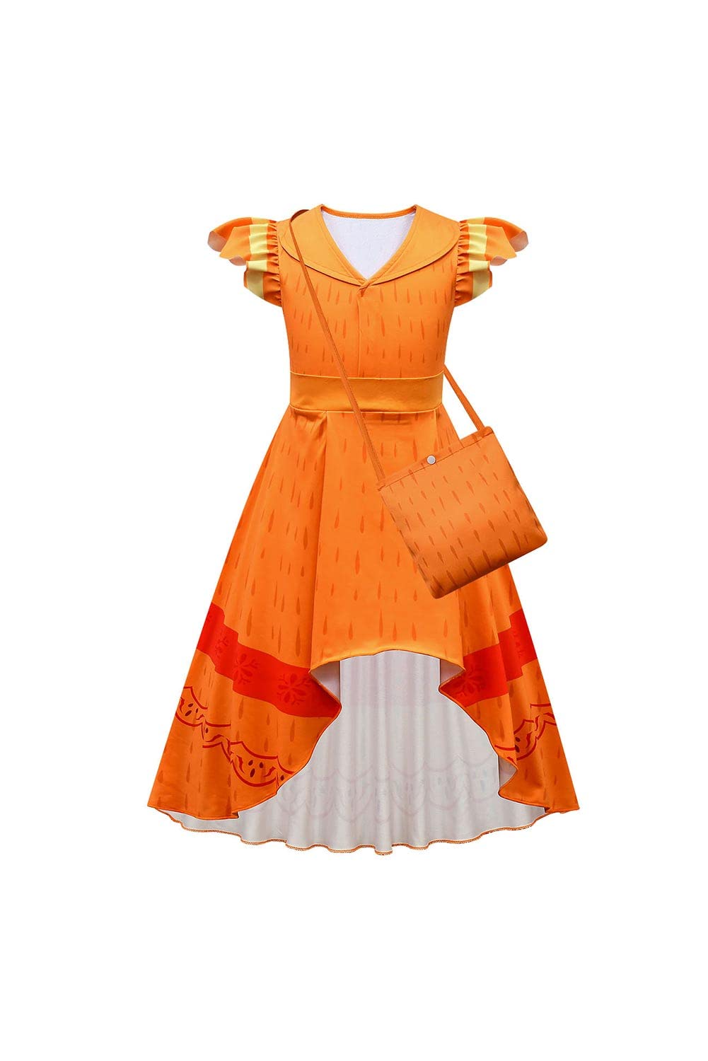 Mirabel Madrigal Costume for Girls - Kids Princess Dress with Matching Bag | Halloween, Cosplay, Birthday Party Outfit
