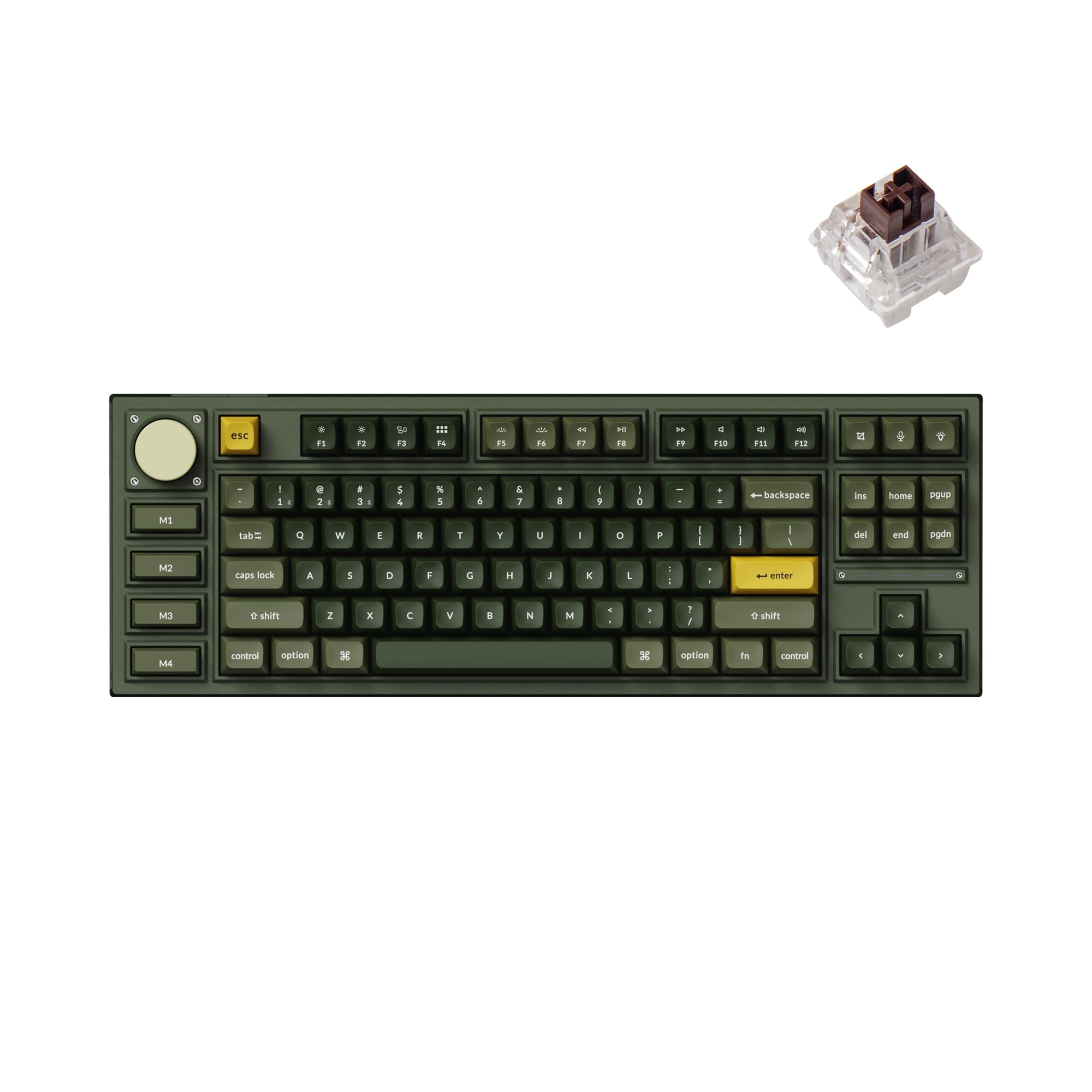 Keychron Q3 Pro SE Wireless Custom Mechanical Keyboard - Full Metal Body, QMK/VIA Programmable, TKL Layout, Bluetooth/Wired RGB Backlit, Hot-Swappable with Keychron K Pro Brown Switches - Compatible with Mac, Windows & Linux - Perfect for Gaming, Coding & Office Work