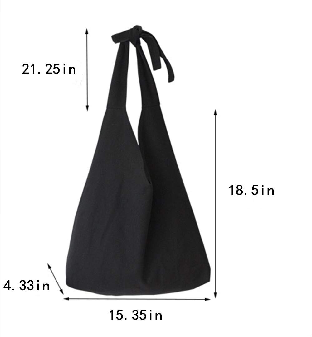 Stylish Canvas Hobo Bags for Women - Large Lightweight Shoulder Purse & Crossbody Handbag - Perfect for Travel, Shopping & Everyday Casual Use