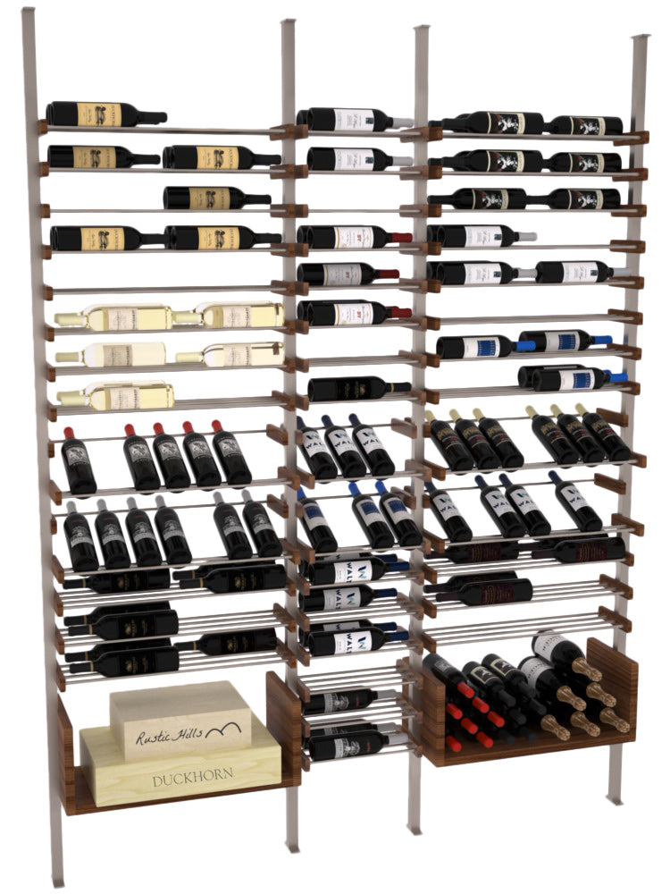 Premium 2-Bottle Wine Rack for Kitchen Countertop - Space Saving Wine Holder for Home Bar, Dining Room & Gift Giving - All Star Wine Rack (Black)