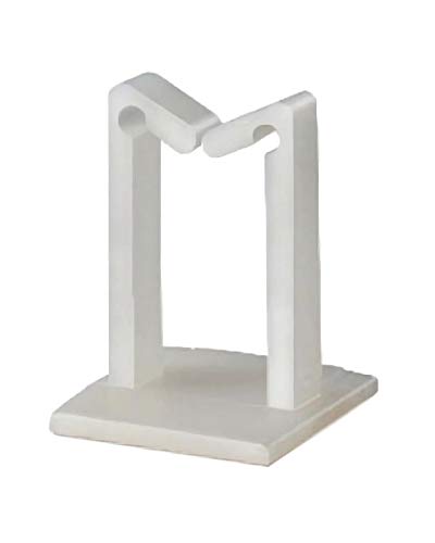 Heyco 3608 Adhesive Back Cable Holders - White RA-18 | Cord Organizer for Home Office, Workshop & DIY Projects | Secure Wire Management Solution