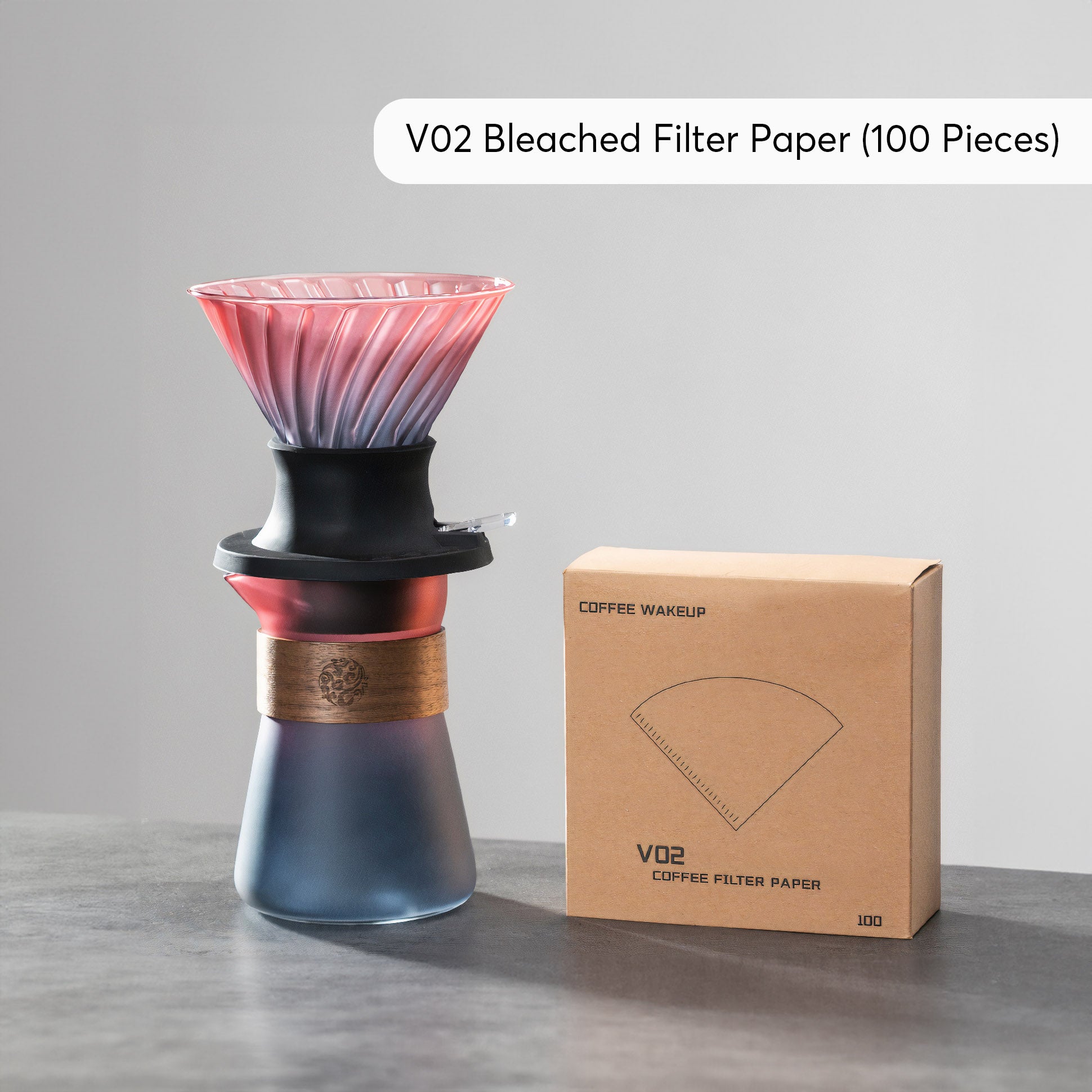 Premium V60 Pour Over Coffee Maker Set with Glass Dripper - Perfect for Home Baristas & Specialty Coffee Lovers - Ideal for Morning Brews & Coffee Tasting Sessions