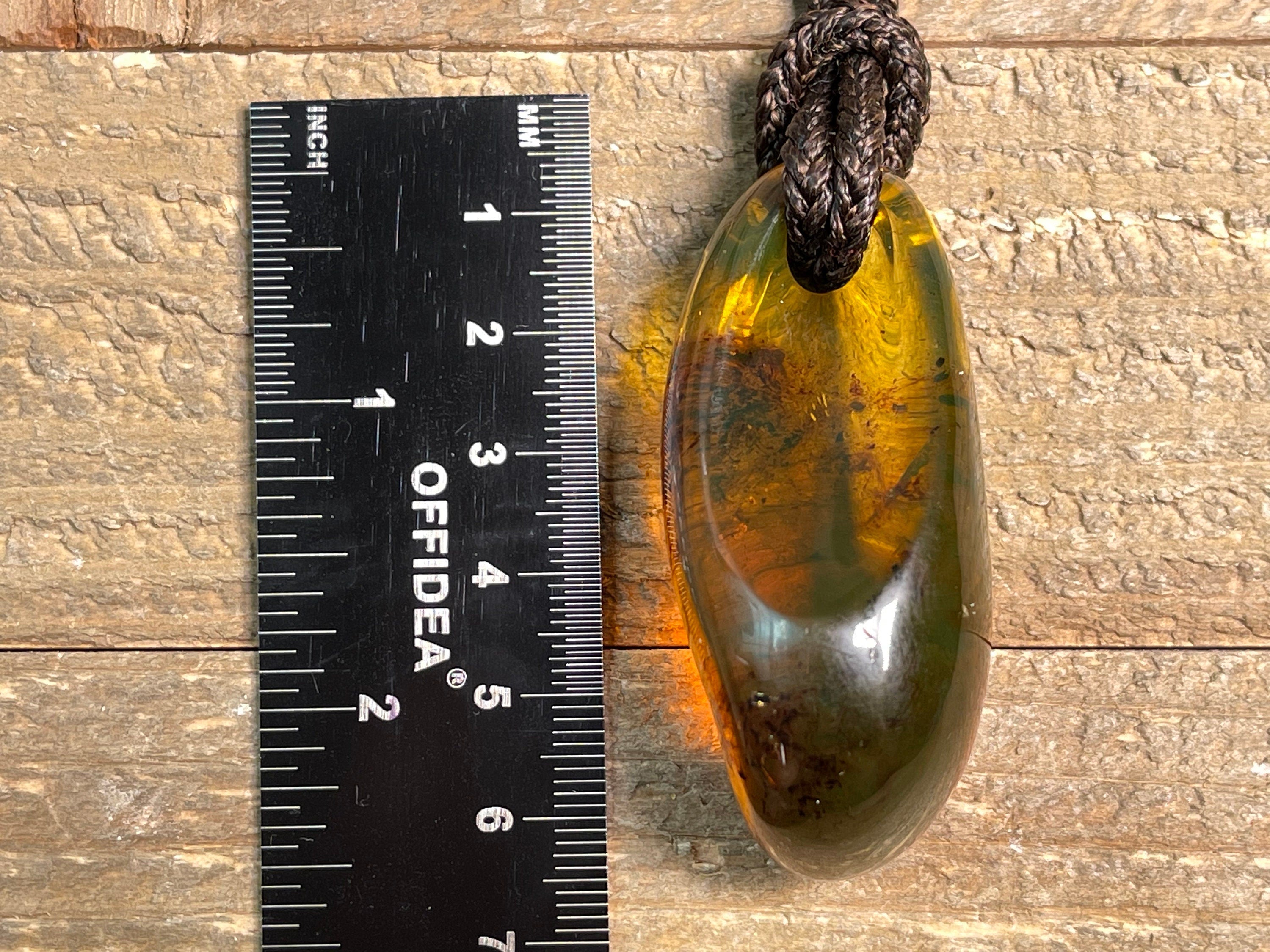 AMBER Crystal Necklace - Handmade Healing Stone Pendant Jewelry for Women | Natural Baltic Amber Gemstone Gift for Meditation, Energy Balancing & Spiritual Wellness