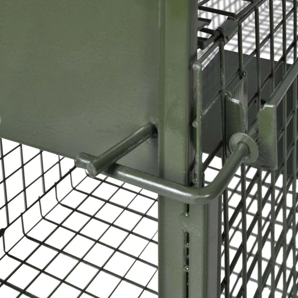 Live Animal Trap - 2 Door Iron Mesh Cage for Rabbits, Rodents & Mice | Humane Hunting & Pest Control | Ideal for Gardens, Farms & Backyards