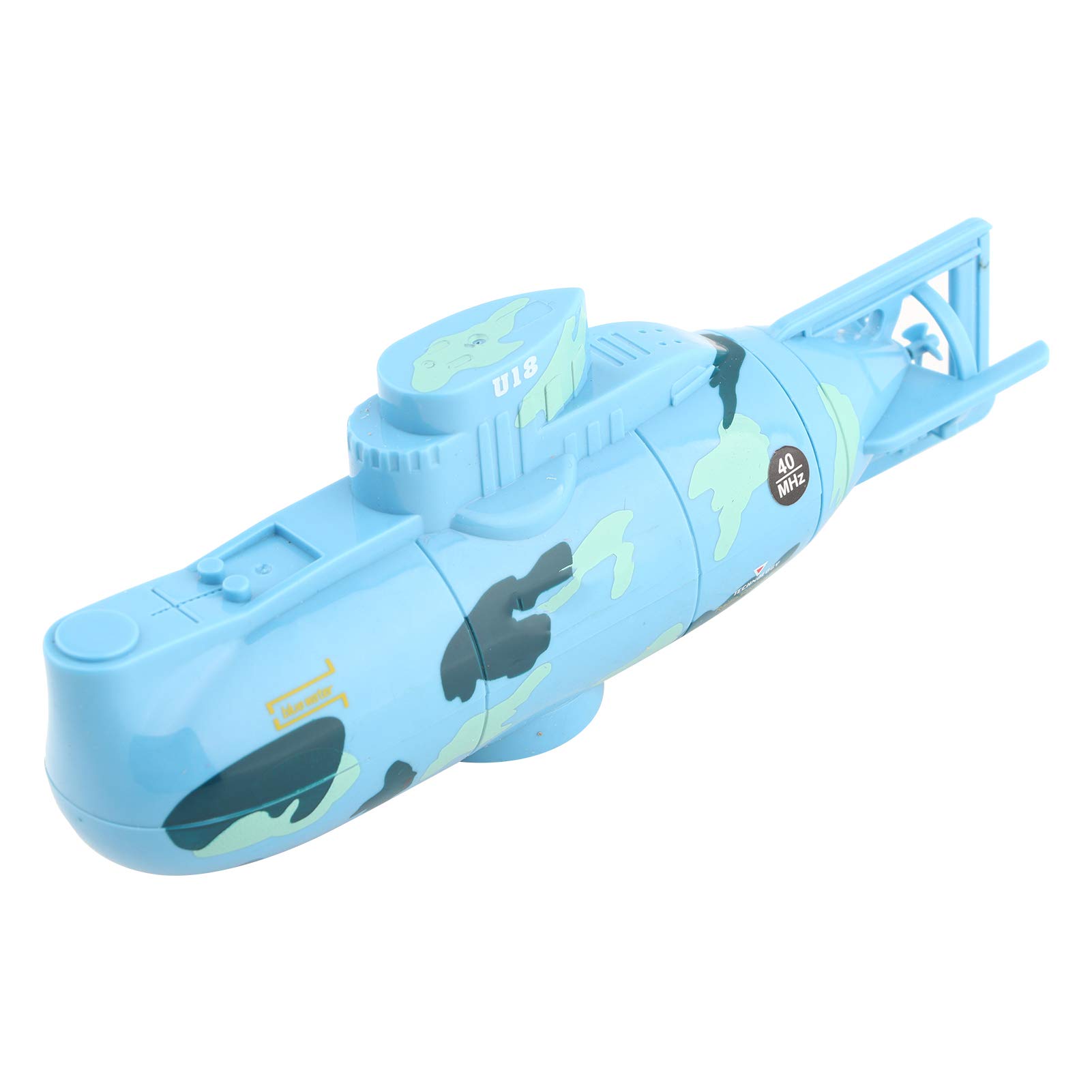 Rechargeable RC Submarine Toy - Remote Control Diving Boat for Kids & Adults, Blue - Perfect for Pool, Bathtub & Outdoor Water Play
