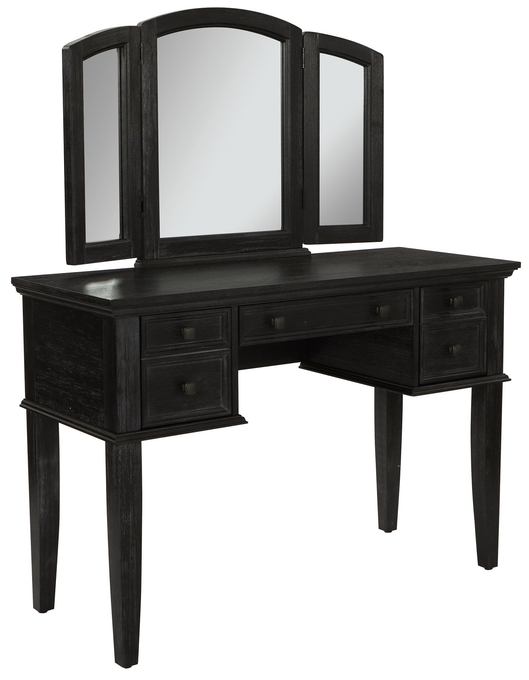 Office Star Farmhouse Basics Vanity and Mirror [BP 4200 05B] - Elegant Bathroom Vanity Set with Mirror for Farmhouse, Vintage & Modern Home Decor