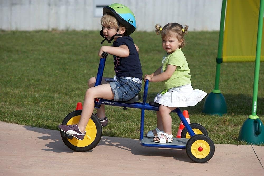 Italtrike Atlantic Carry Tricycle - 3 Wheel Kids Ride On Toy with Storage Basket | Outdoor & Indoor Toddler Tricycle for Ages 2-5 Years | Perfect for Park Rides, Backyard Play & Learning Balance