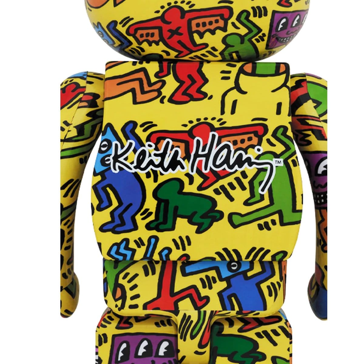 Keith Haring #5 Bearbrick 1000% Collectible Art Figure by Medicom Toy - Limited Edition Pop Art Vinyl Sculpture for Home Decor & Display