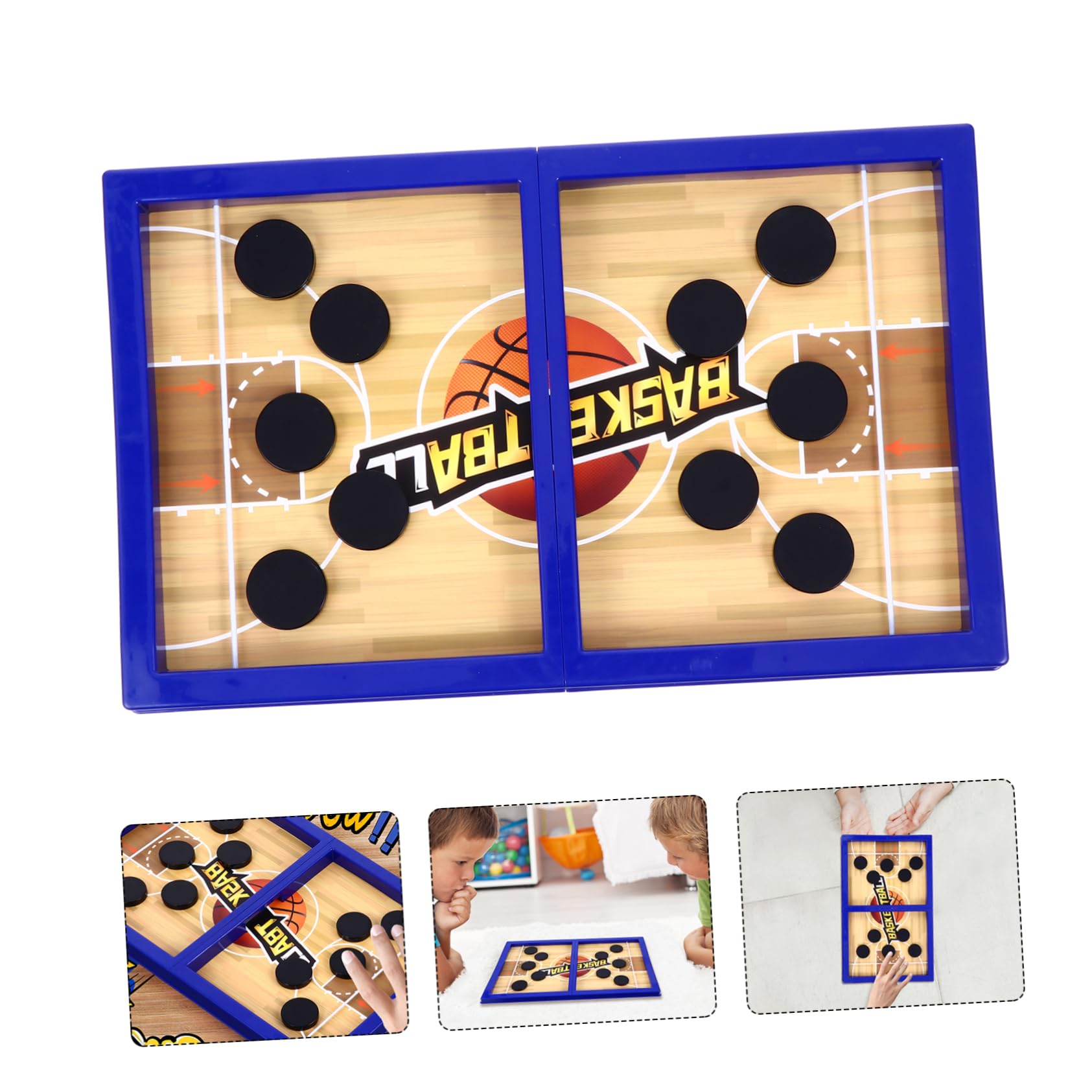 OHPHCALL Tabletop Catapult Chess Game - Fun Desktop Hockey & Board Game Toy Set for Kids & Adults (Red Plastic) - Perfect for Family Game Nights, Office Breaks & Indoor Parties