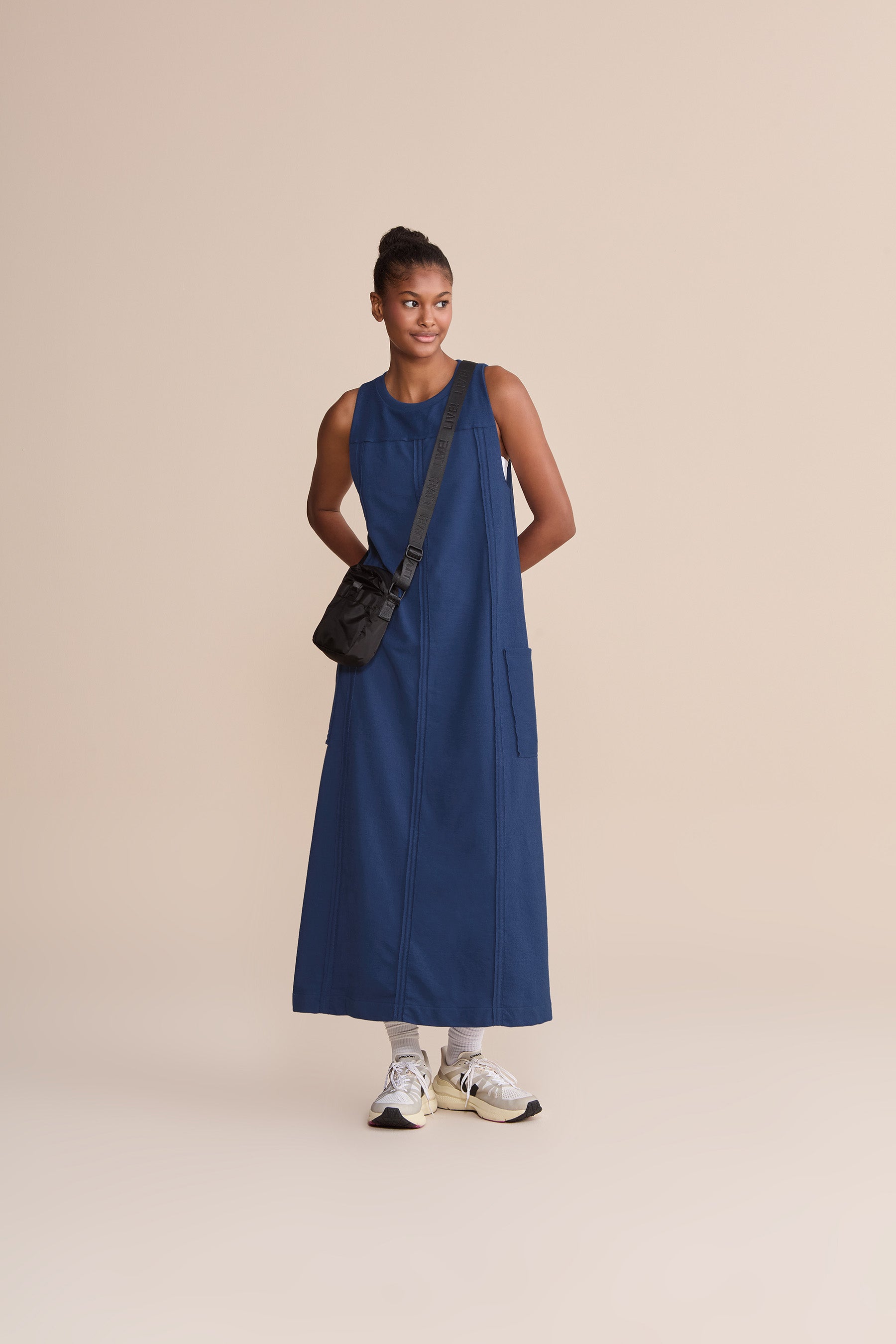 Soft Pure Midi Dress for Women - Comfortable Flowy Casual Summer Dress for Beach, Party & Everyday Wear