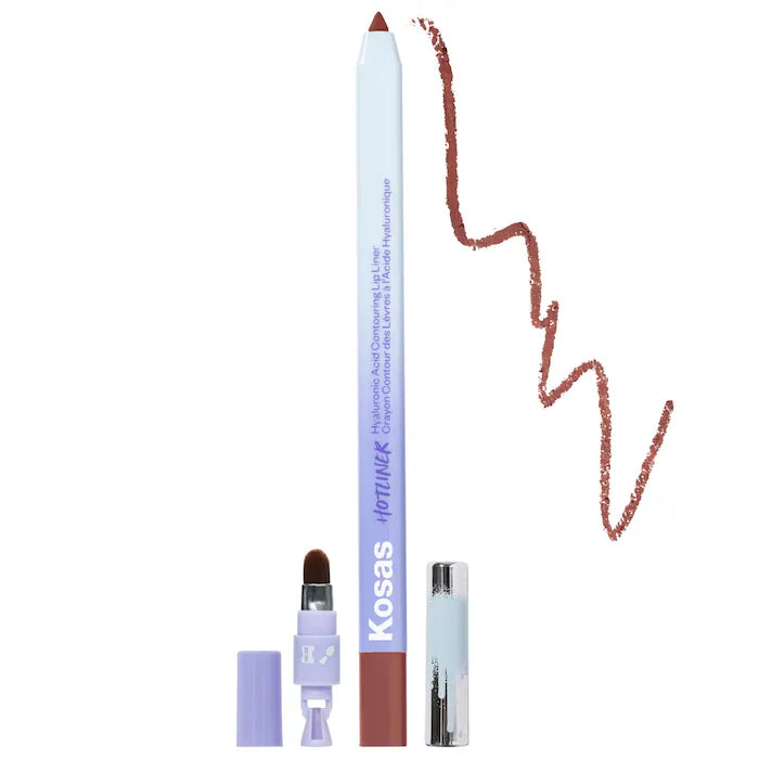 Kosas Hotliner™ Hyaluronic Acid Lip Liner - Long-Lasting, Hydrating Lip Pencil for Smooth Lines & Plump Lips | Perfect for Everyday Wear, Special Occasions & Makeup Looks