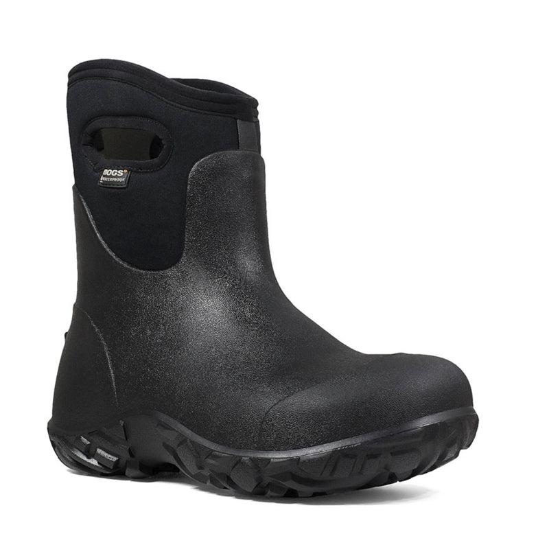 BOGS Workman MID Men’s Waterproof Composite Toe Rubber Work Boots 72236PP - Ideal for Construction, Farming & Outdoor Work