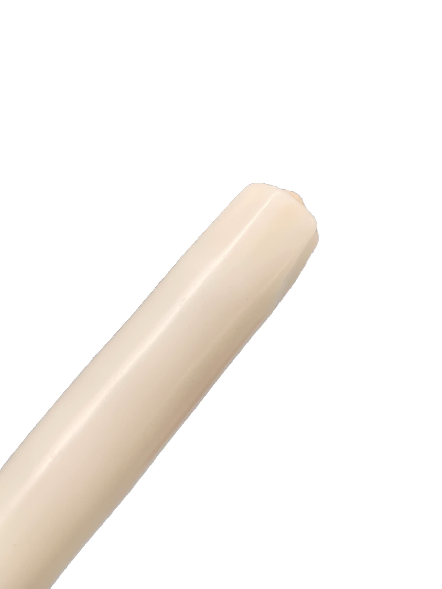 Premium Unscented Taper Candles Set of 12 - 10 Inch Hand-Dipped Dripless Smokeless Candles in Elegant Earth Tone (Cozy Cashmere) for Wedding Centerpieces, Dining Table Decor, Romantic Ambiance & Holiday Lighting