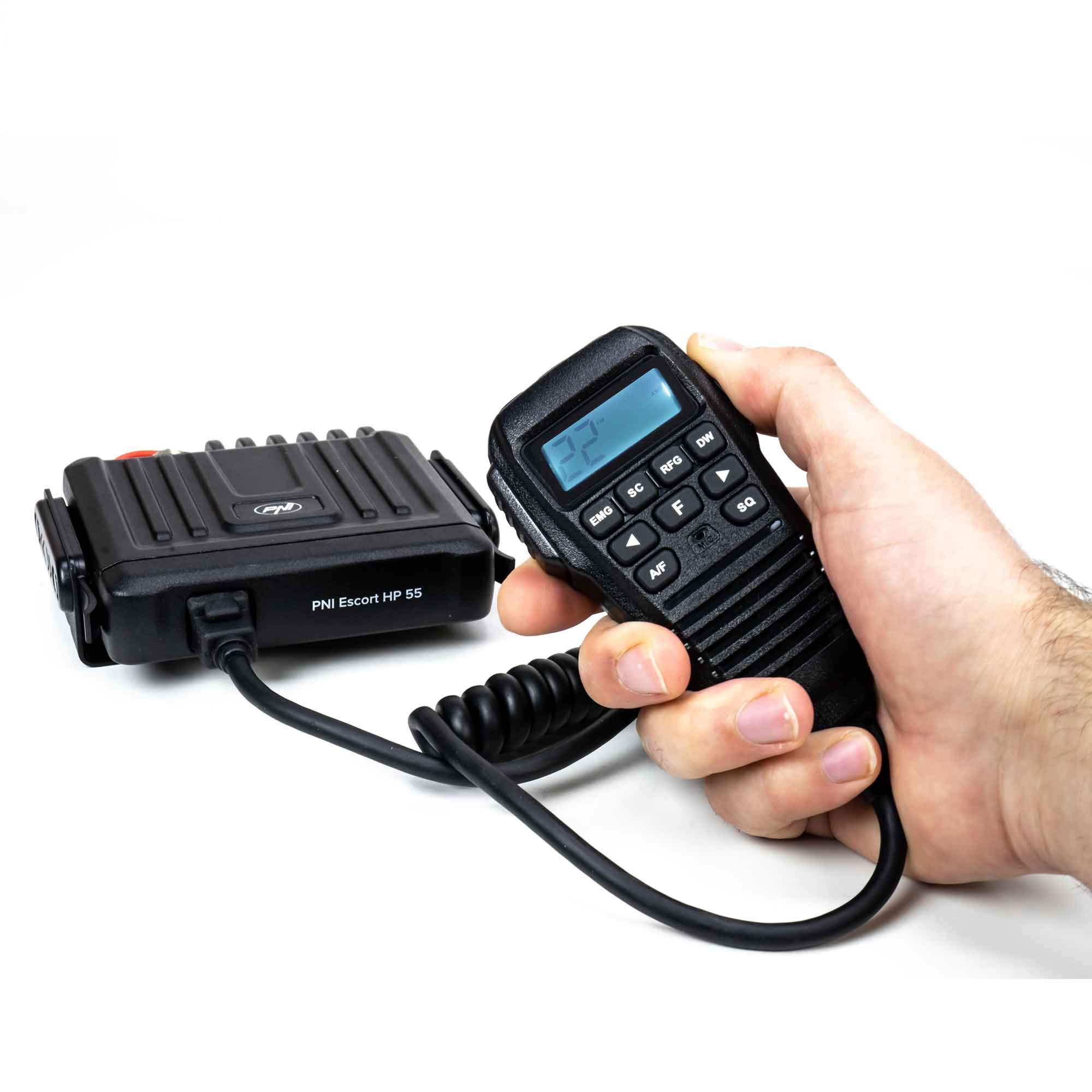 PNI 55 ASQ CB Radio with Multi-Standard, RF Gain & Adjustable ASQ/SQ - Includes Cigarette Lighter Plug for Truckers & Off-Road Adventures