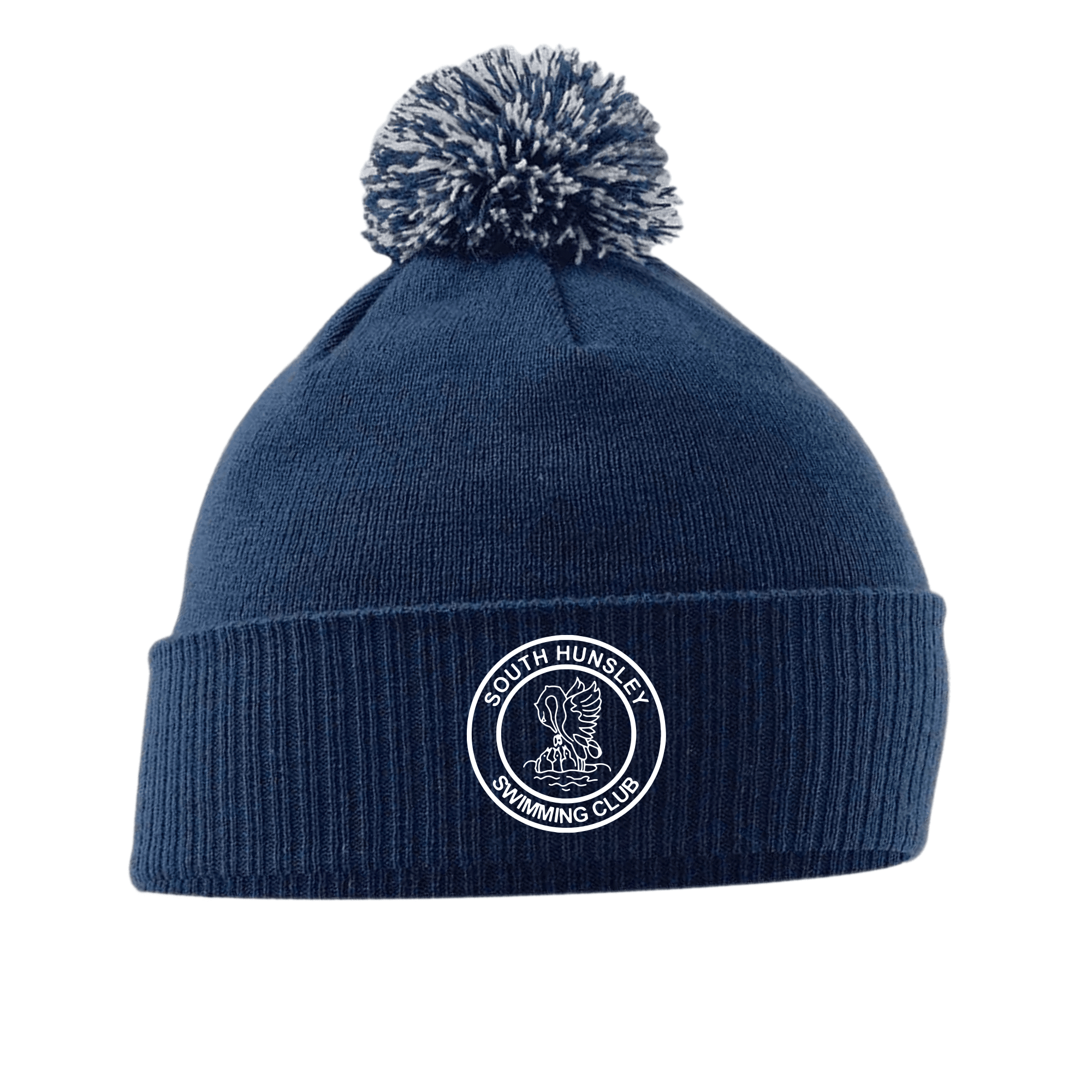 South Hunsley ASC Team Bobble Hat - Warm Knit Beanie for Men & Women - Perfect for Winter Sports, Outdoor Activities & Casual Wear
