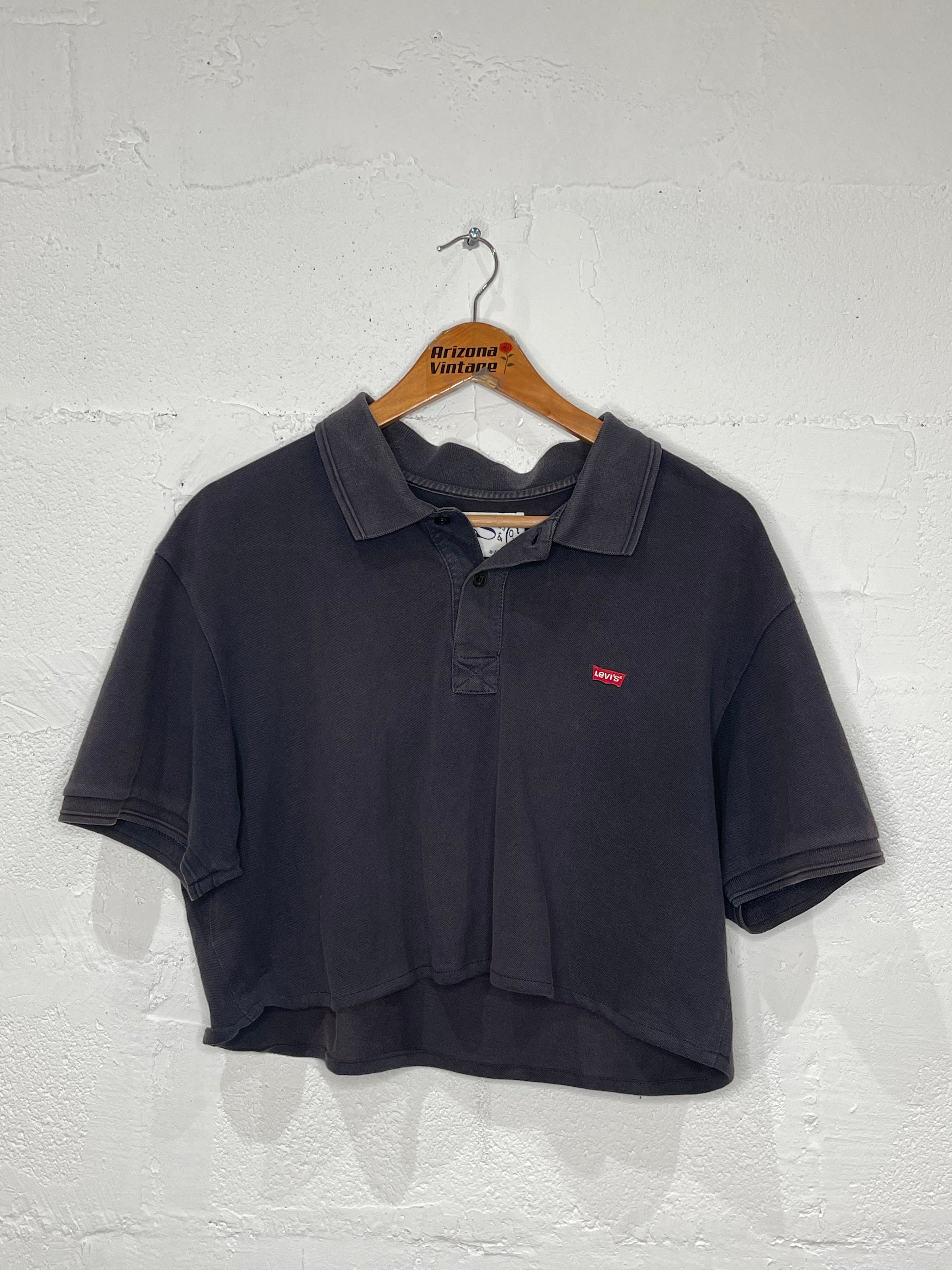 Levi's Women's Polo Crop Top - Casual Short Sleeve Shirt for Summer Outfits | Perfect for Beach, Vacation & Streetwear Fashion