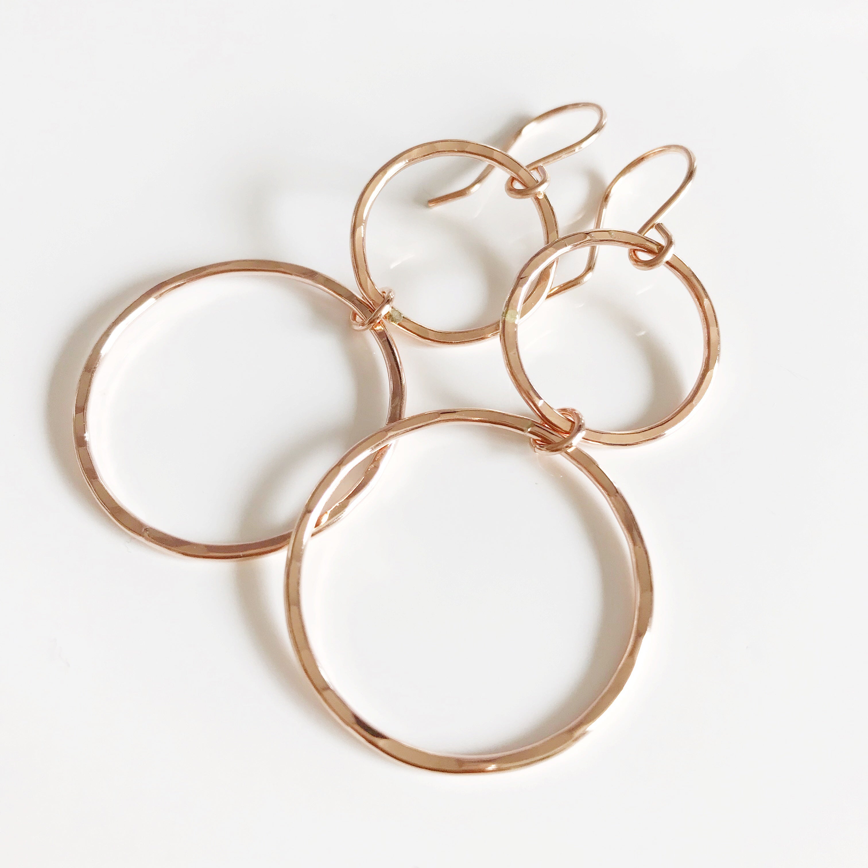 ANELA Elegant Gold-Plated Hoop Earrings for Women - Trendy Dainty Jewelry Gift for Everyday Wear & Special Occasions