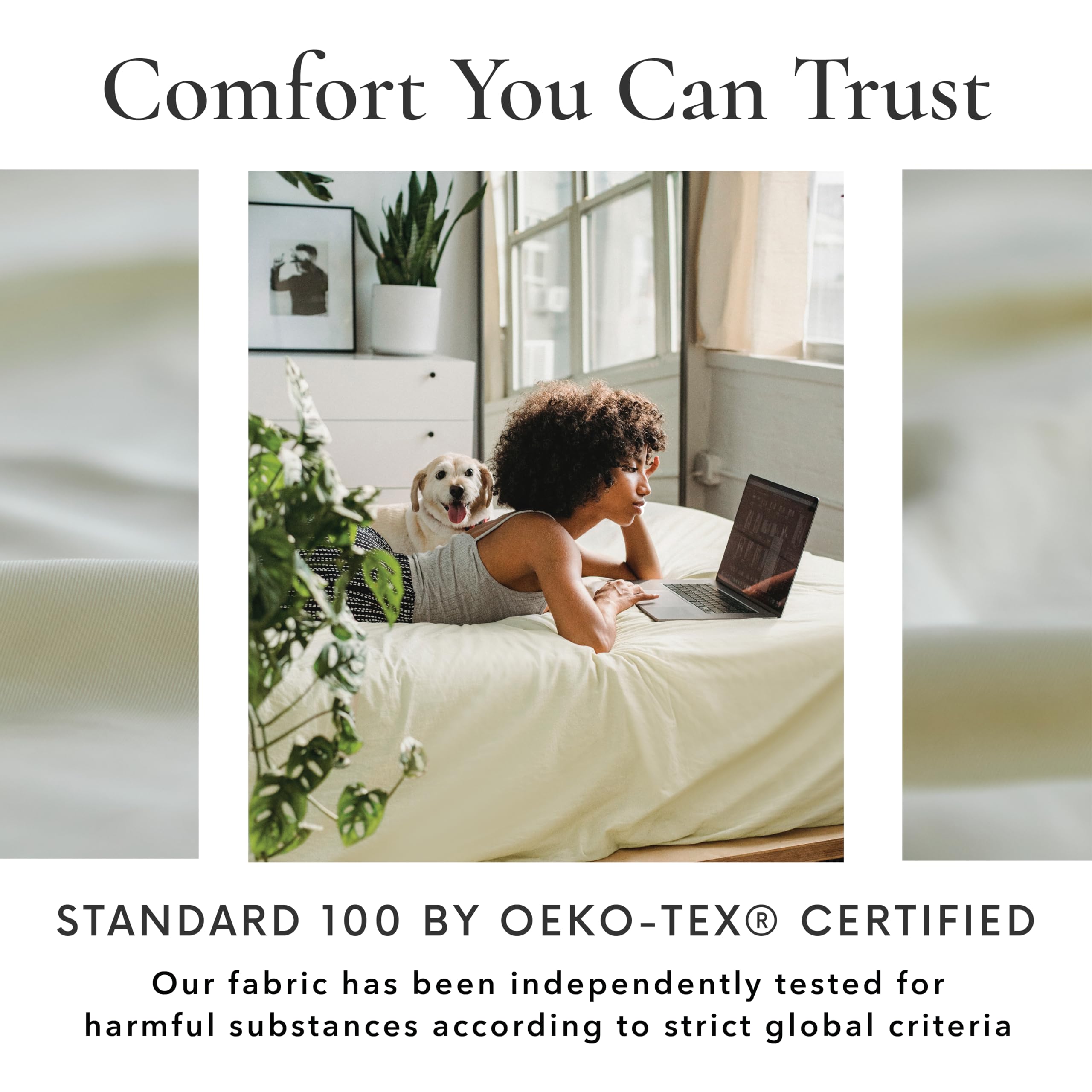 Bamboo Bay 4-Piece Queen Size Sheet Set - 100% Bamboo Viscose, Breathable & Ultra Soft Cooling Bed Sheets for Hot Sleepers - Deep Pocket Fits 16