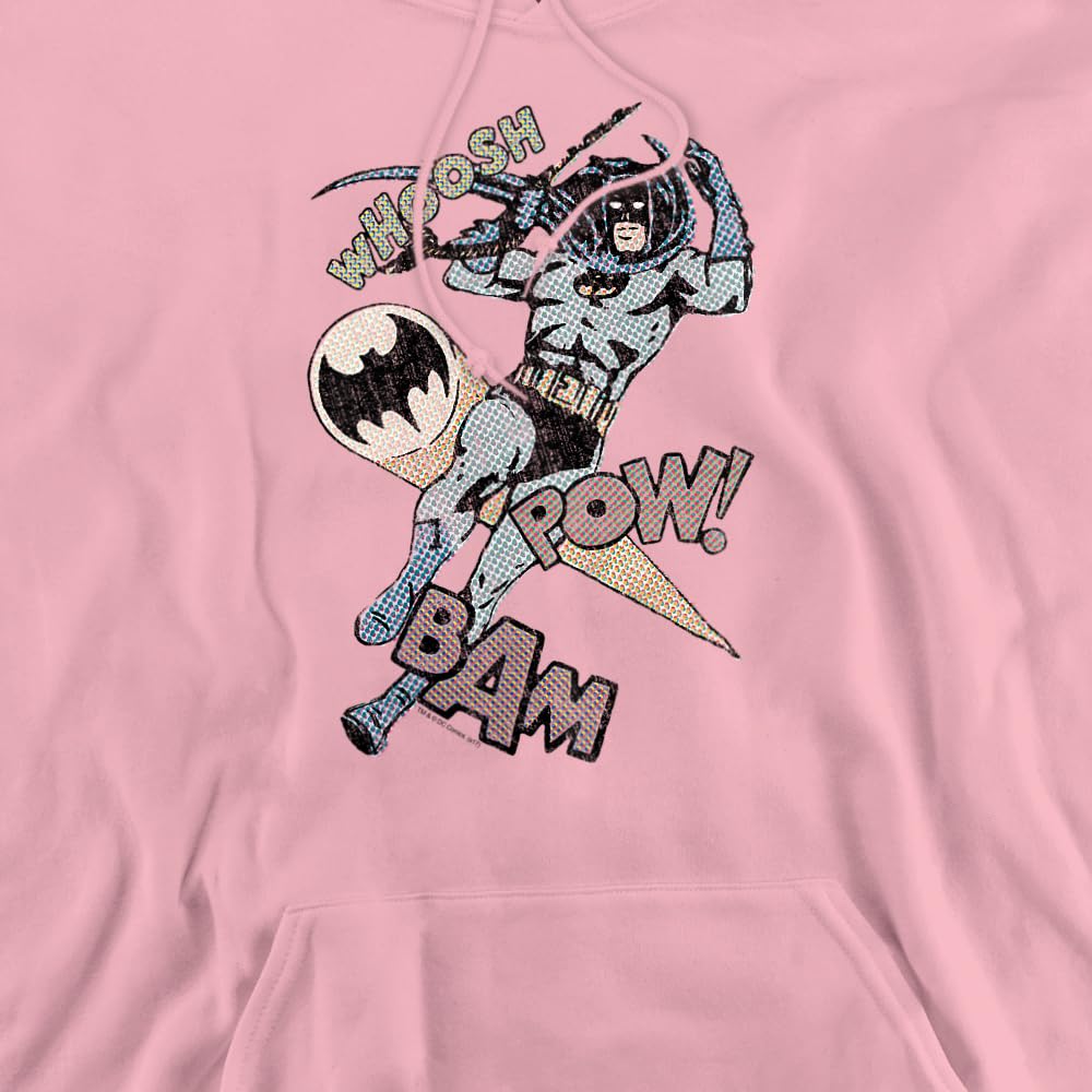 Batman Halftone Graphic Unisex Hoodie for Men & Women | Comfortable Pullover Sweatshirt | Perfect for Casual Wear, Cosplay & Superhero Fans