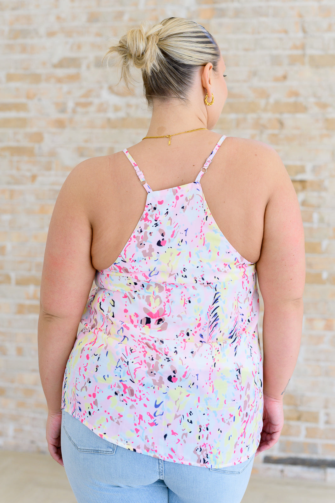 Going Out Printed Cami Top - Women's Fashion Tank Top with Stylish Print | Perfect for Night Out, Party, and Summer Outfits