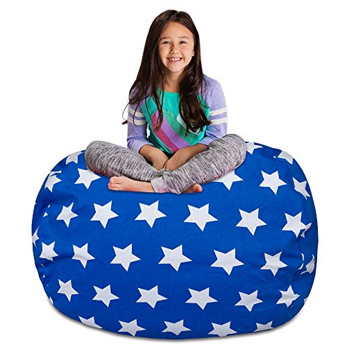 Canvas White Stars on Blue
