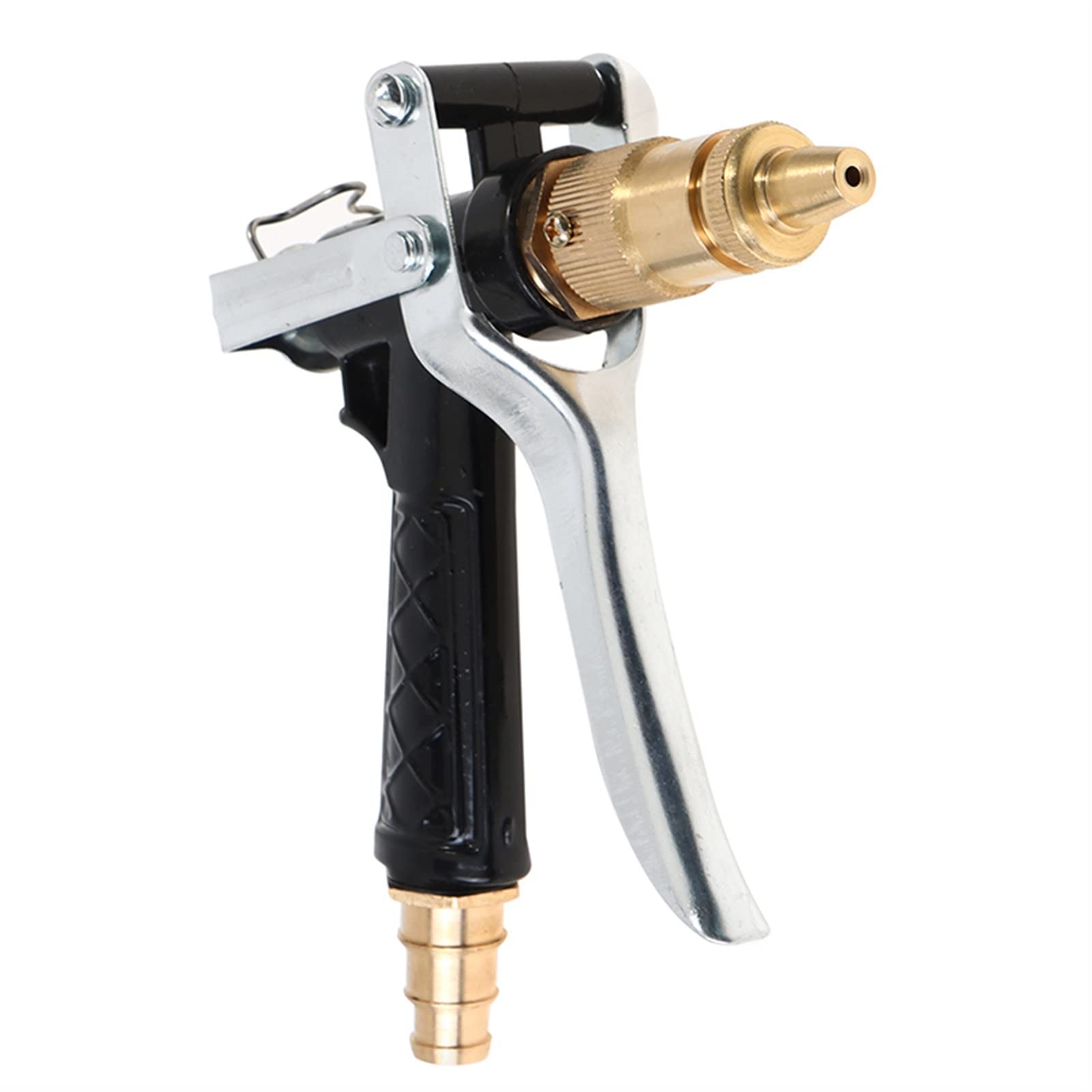 Heavy Duty Adjustable Garden Hose Nozzle - High Pressure Water Spray Gun for Car Washing, Plant Watering, Outdoor Cleaning | Portable Foam Sprayer with 8 Spray Patterns for Lawn, Patio & Driveway