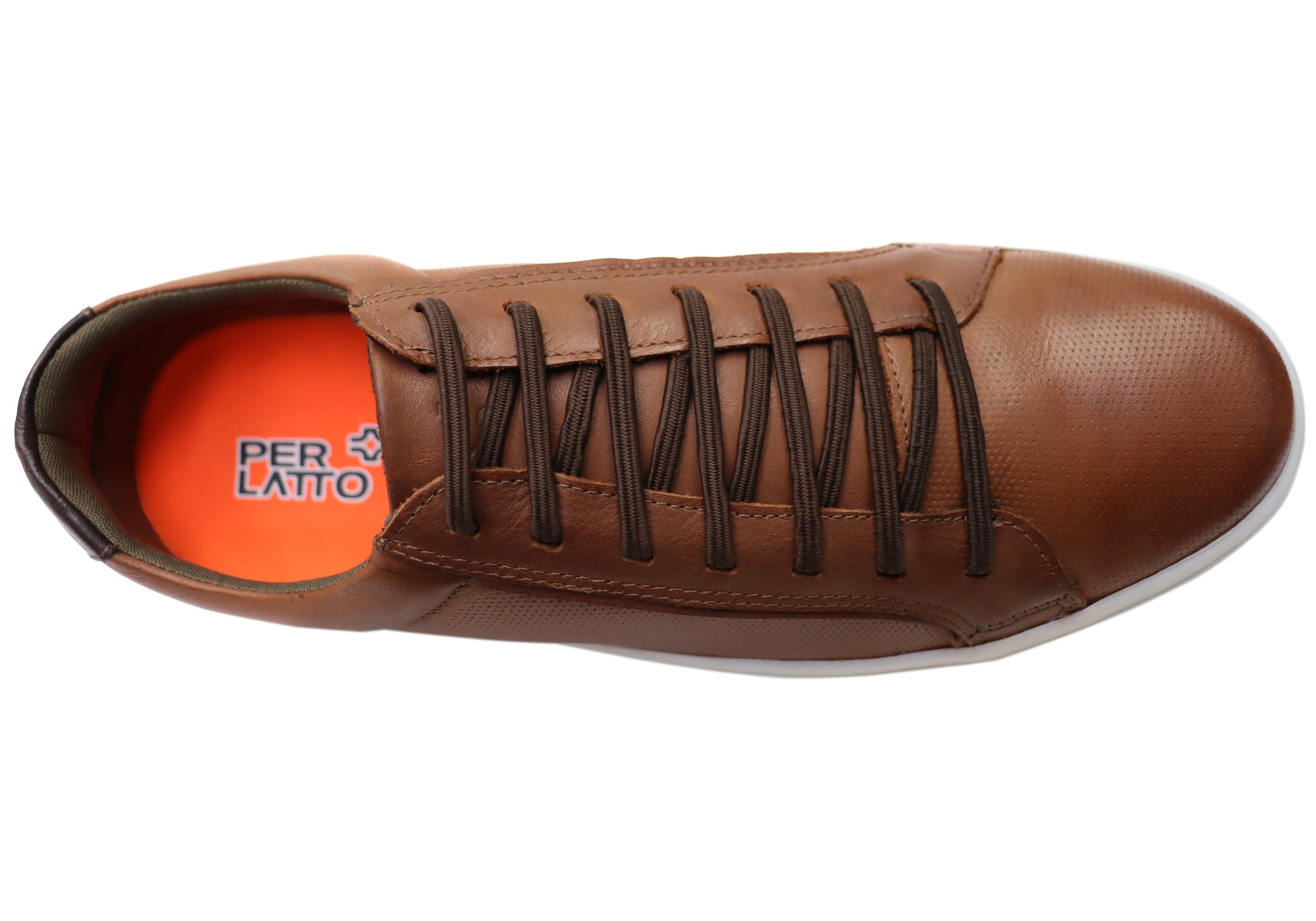 Perlatto Rick Men's Brazilian Genuine Leather Slip-On Loafers - Comfortable Casual Shoes for Work, Travel & Everyday Wear
