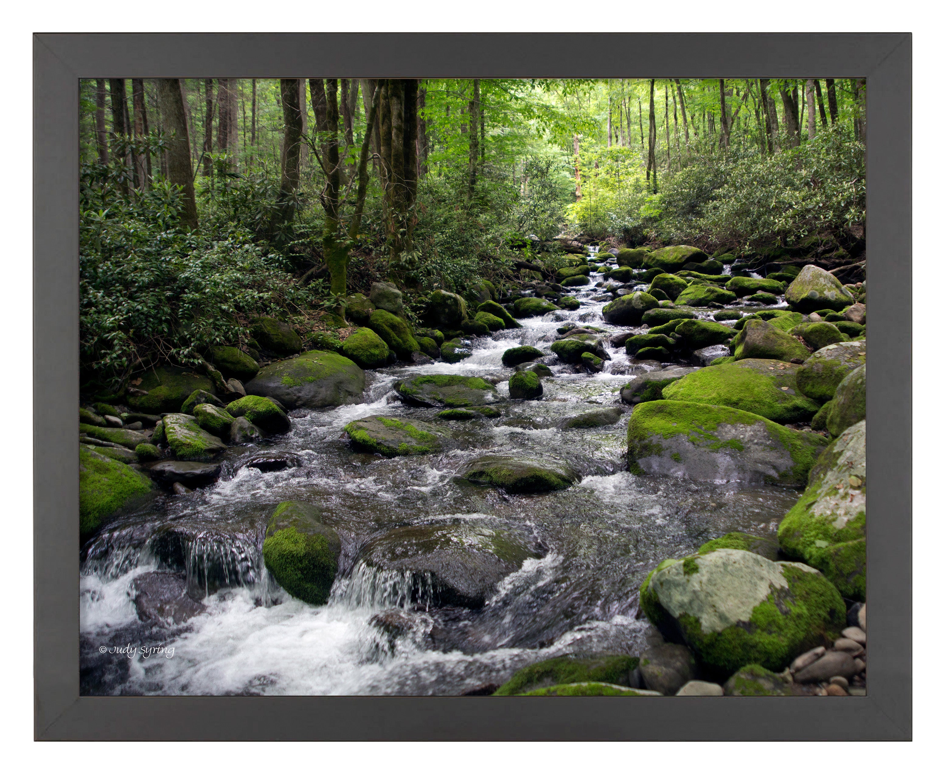 Stunning Cascading Stream Art Prints - Nature Landscape Wall Decor for Living Room, Bedroom & Office - Perfect Gift for Home & Office Decor